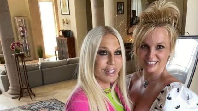 Britney, Donatella Versace