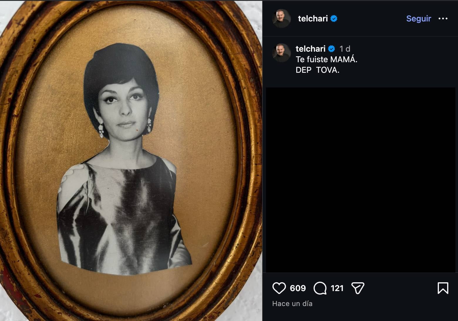 Muere Raquel Benforado, madre de Ari Telch