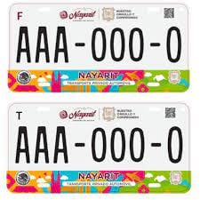 Diseños de placas en México