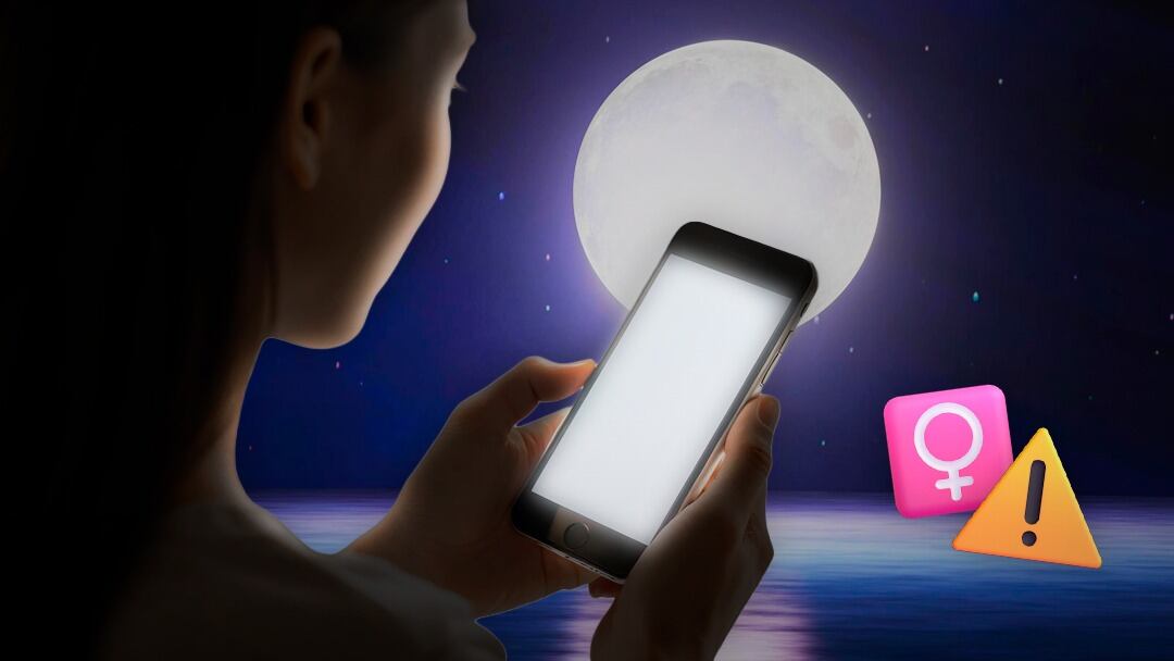 Estudio sugiere que la luz de los teléfonos podría romper la conexión entre la luna y el ciclo menstrual