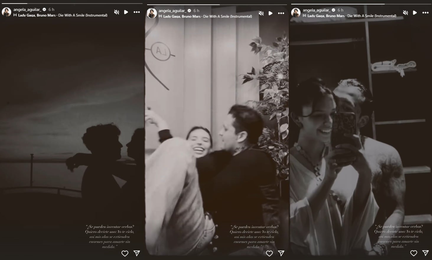 Ángela Aguilar comparte romántico video por cumpleaños de Christian Nodal