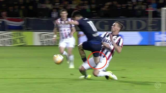 Chucky sufrió una brutal entrada al minuto 80