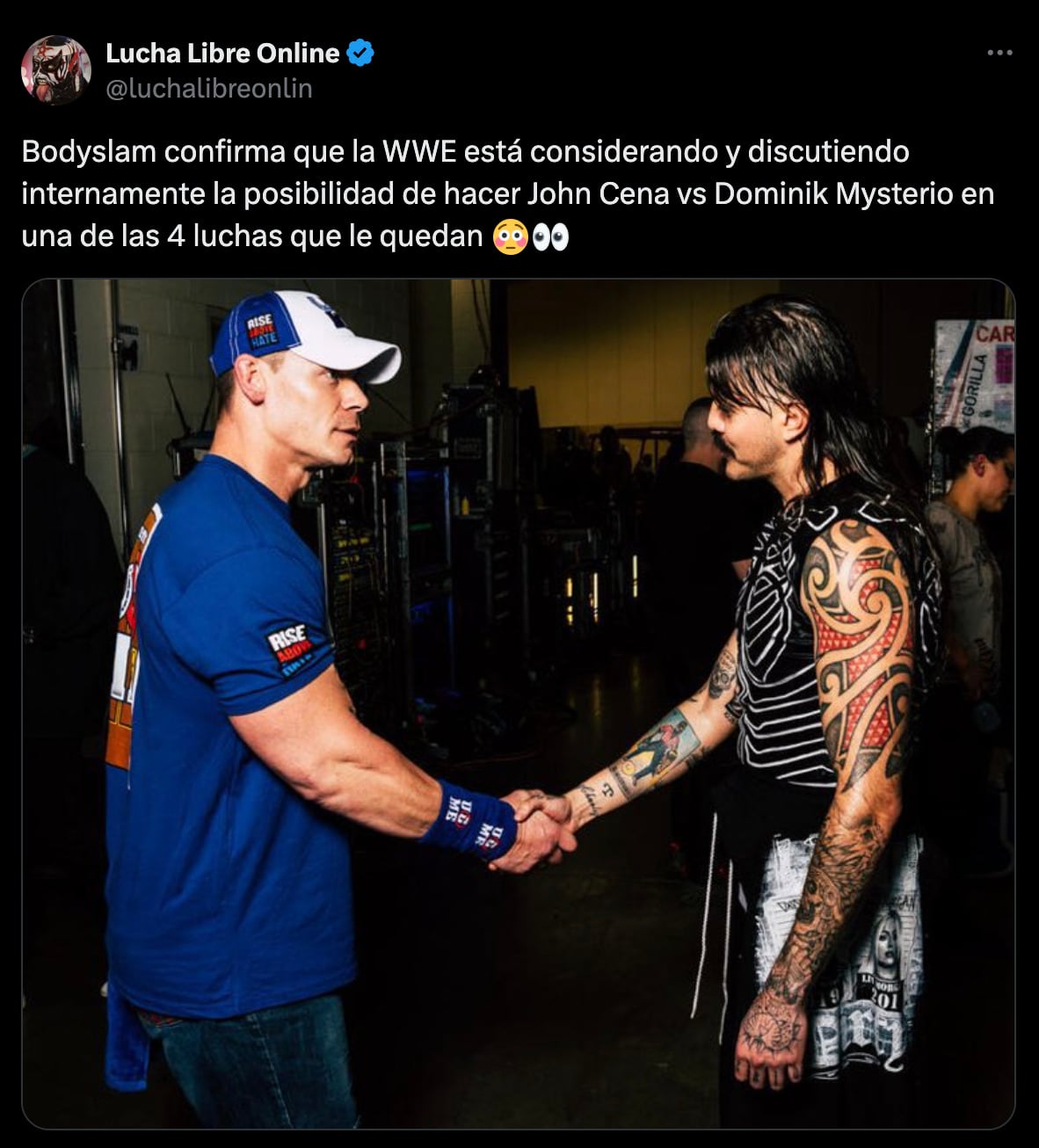 John Cena y Dominik Mysterio podrían enfrentarse en la WWE