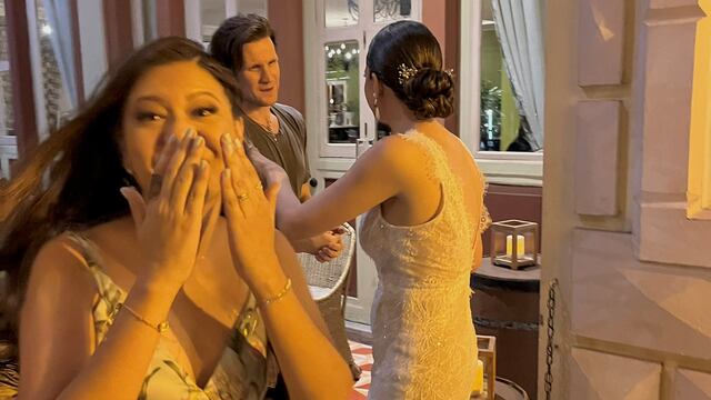 Asiste a la boda de su amiga y se encuentra a Matt Smith, Daemon Targaryen de House of the Dragon