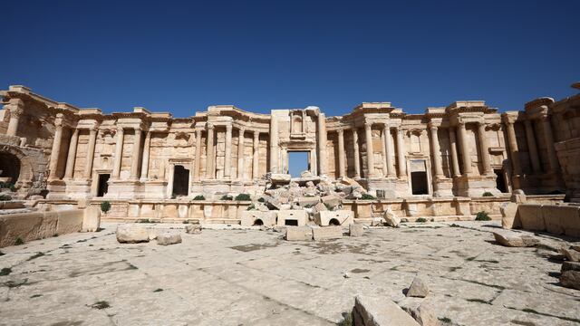 Destrucción en Palmyra, Siria