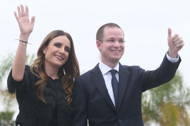 Carolina Martínez y Ricardo Anaya