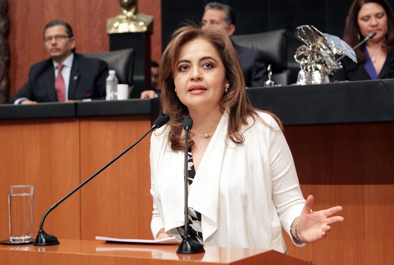 Ana Lilia Herrera diputada del PRI, quien quiere ser gobernadora del Estado de México/Senado