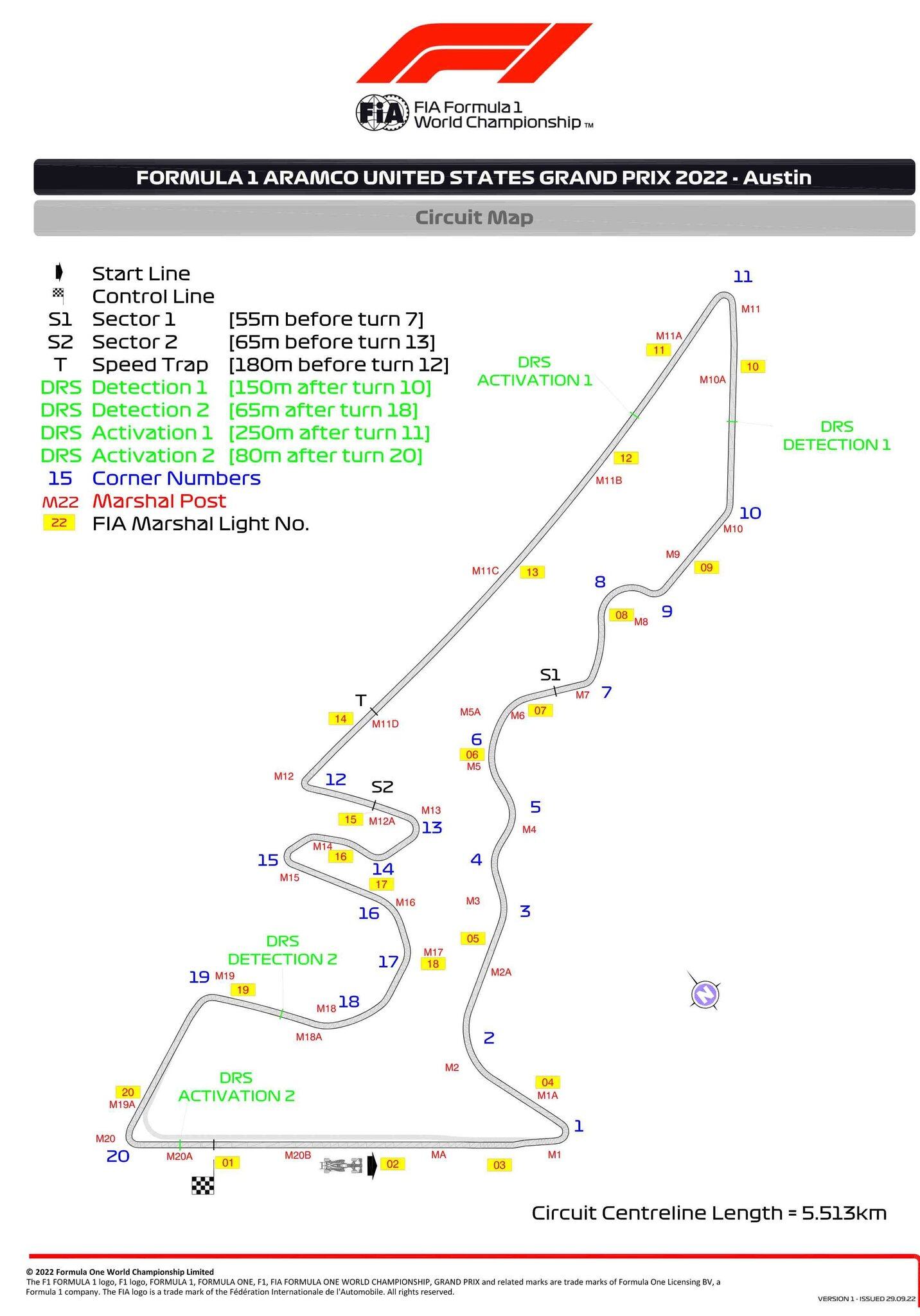 Circuito de las Américas Formula 1 2022