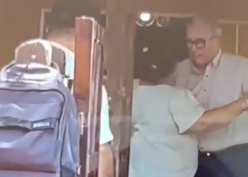 Rubén Rocha Moya reaparece en Badiraguato y así fue captado