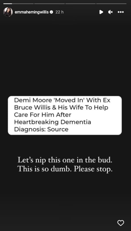Emma Heming desmiente que Demi Moore se haya mudado a su casa para cuidar de Bruce Willis