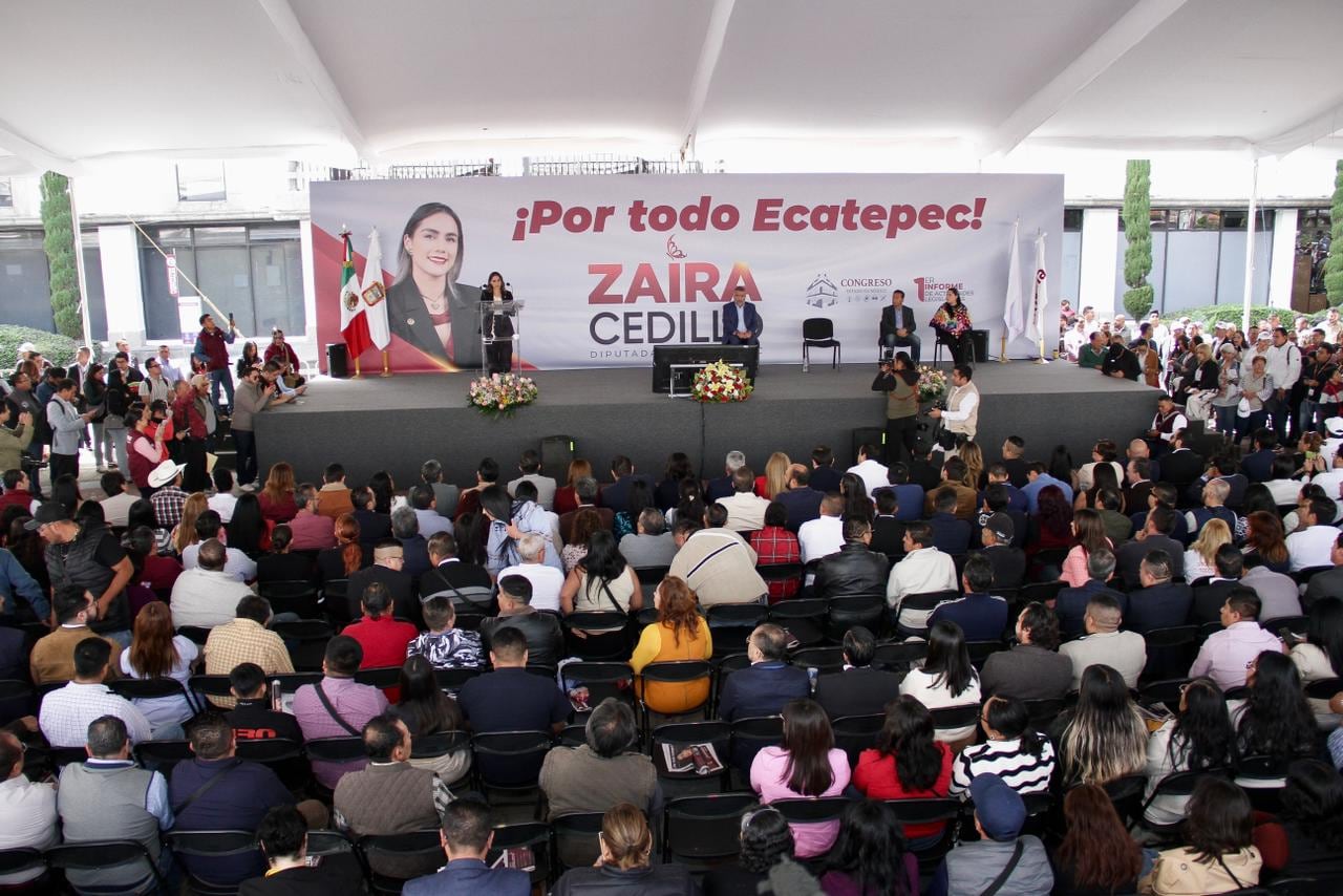 Zaira Cedillo destaca avances en educación, justicia y derechos humanos