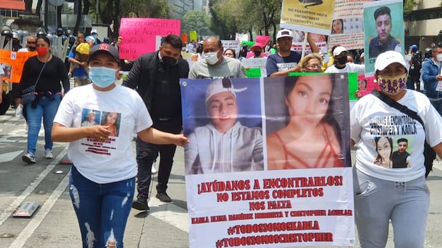 Marcha por Karla y Christopher