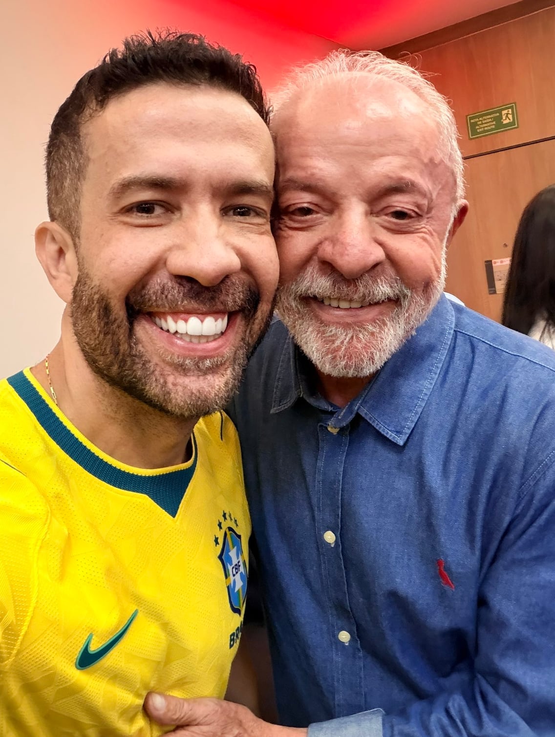André Janones y Luiz Inácio Lula da Silva