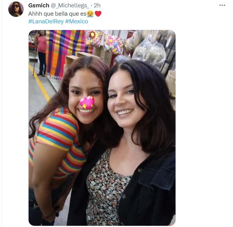 Fan logra foto con Lana del Rey