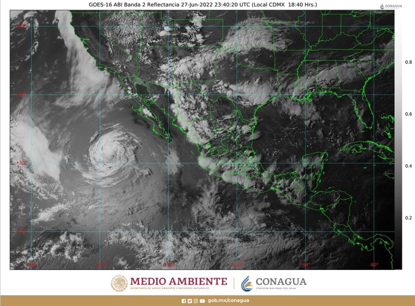Lluvias en Nuevo León hoy 28 de junio/Conagua