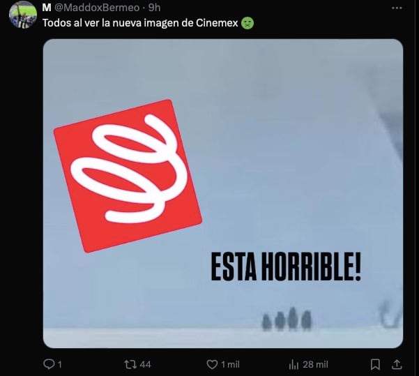 El nuevo logo de Cinemex inspira memes porque nadie entiende qué representa
