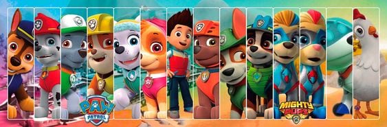 Fondo de los nuevos cachorros de Paw Patrol