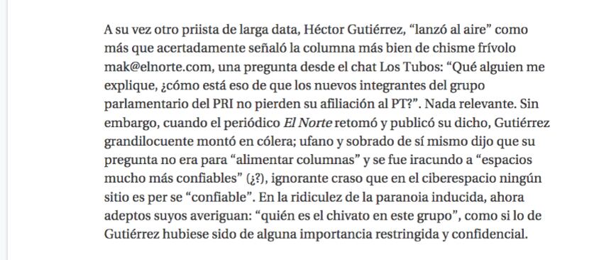 Texto de Guillermo Colín