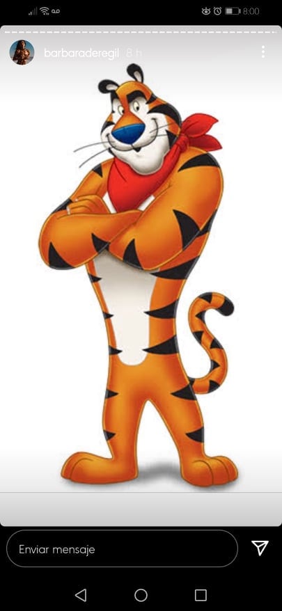 Bárbara de Regil se compara con el Tigre Toño.