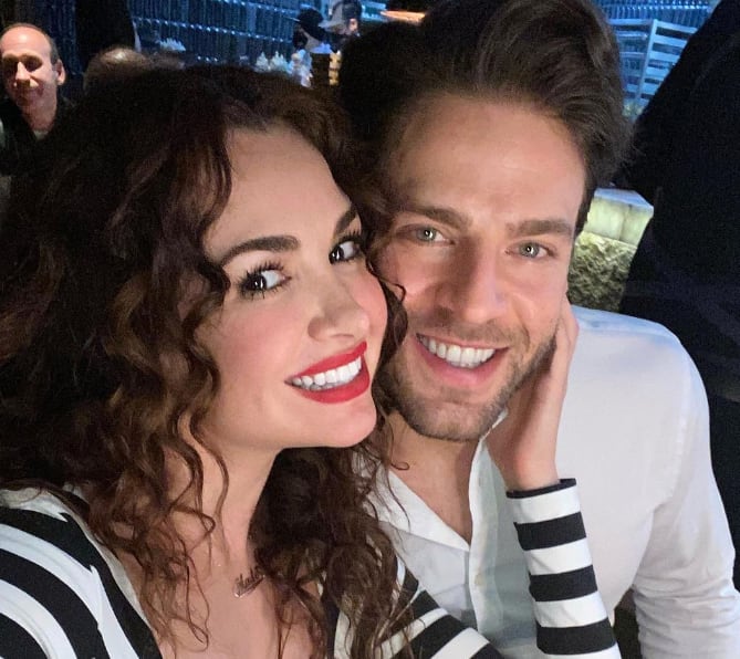 Jorge Losa y su exnovia Mayte Carranco.