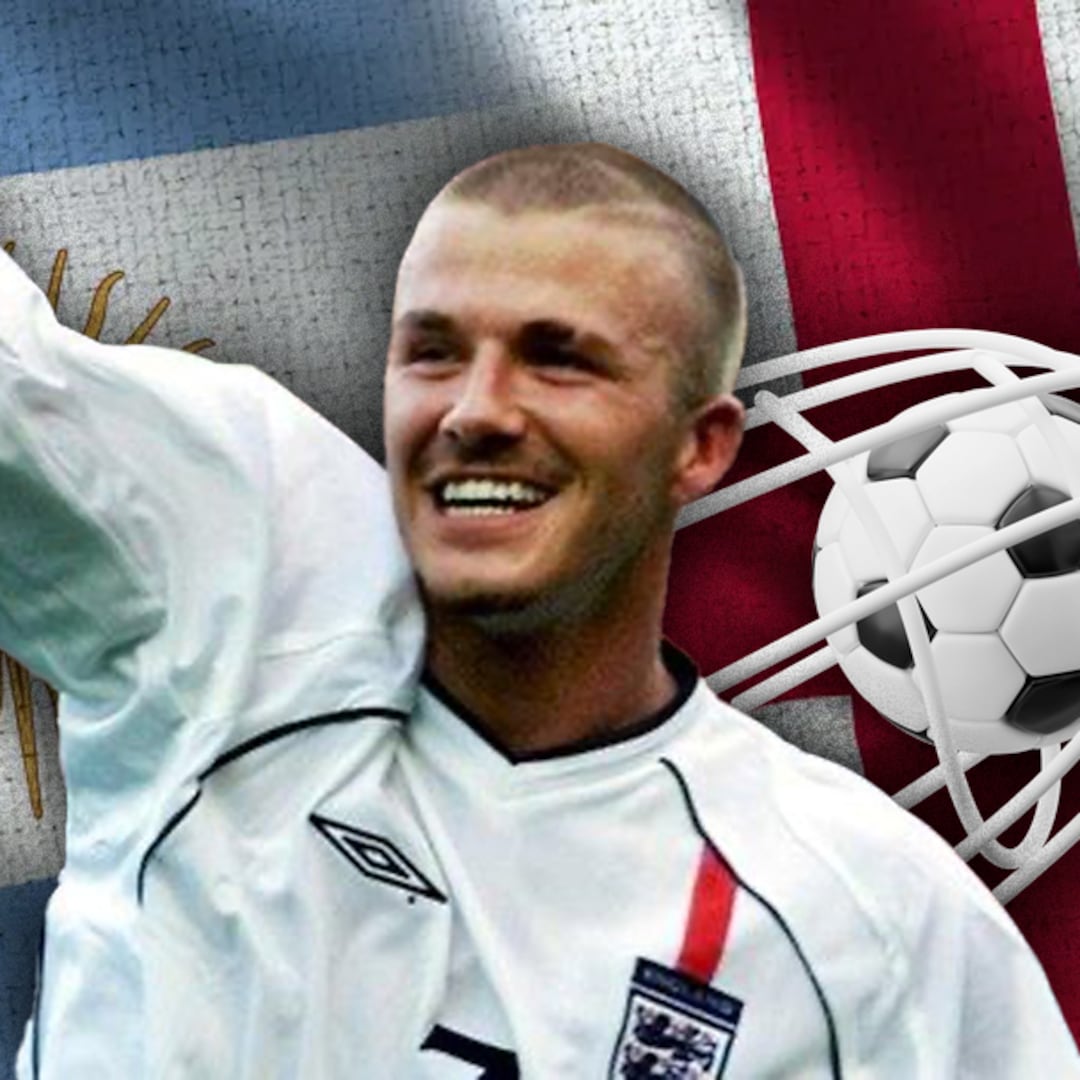 Inglaterra venció a Argentina en el Mundial 2002 con gol de Beckham