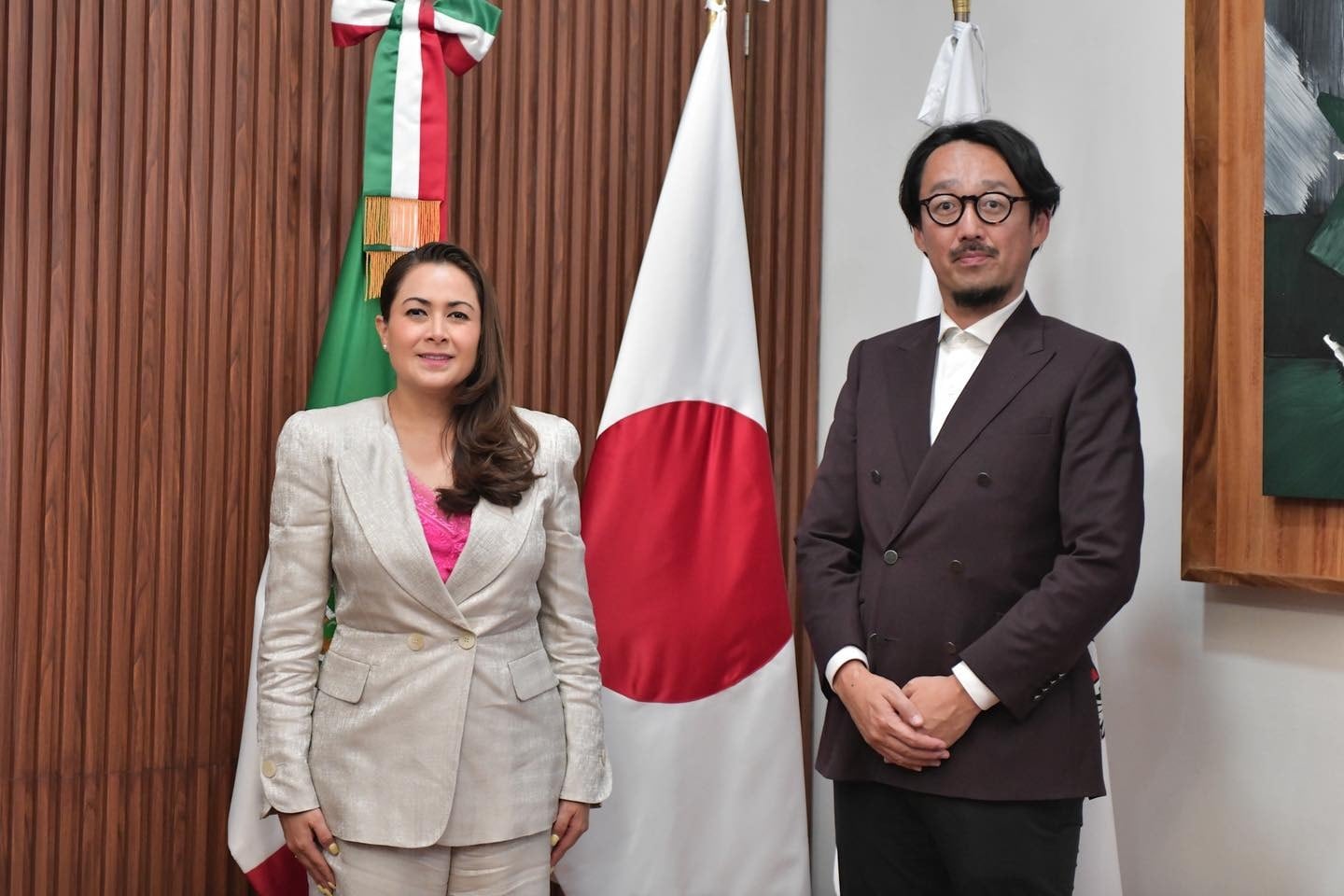 Tere Jiménez fortalece cooperación con JICA para impulsar Aguascalientes.