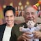 Mauricio Ochmann estuvo en el cumpleaños de su suegro, el Dr. Simi, a quien admira