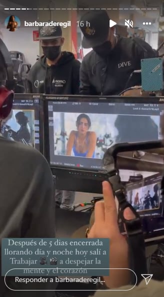 Bárbara de Regil graba nuevo proyecto.