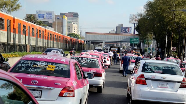 Bloqueos de taxistas.