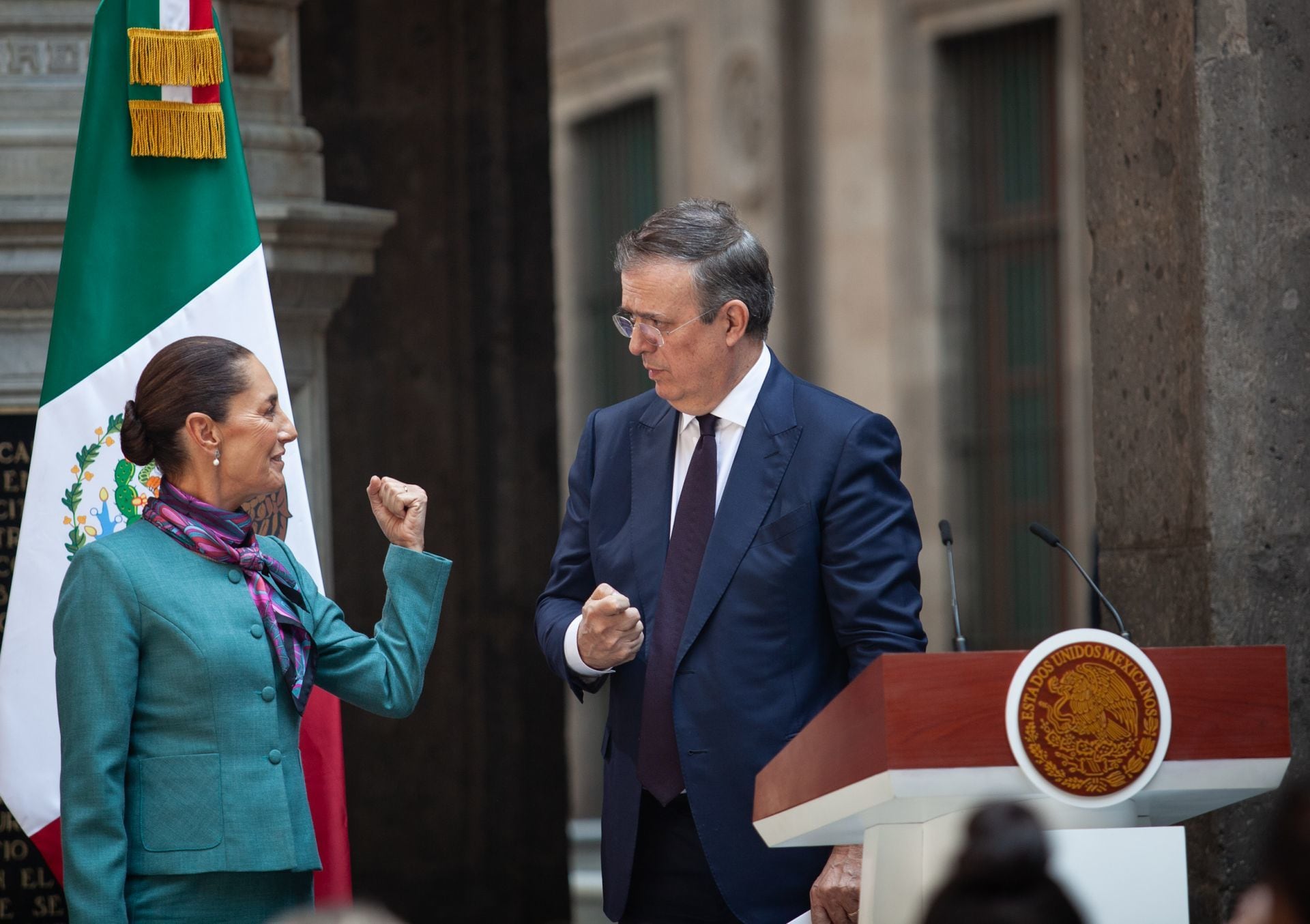 Marcelo Ebrard respalda postura de Claudia Sheinbaum hacia Donald Trump