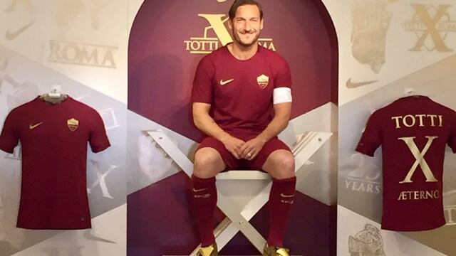 Totti se retiró el pasado mayo de 2017