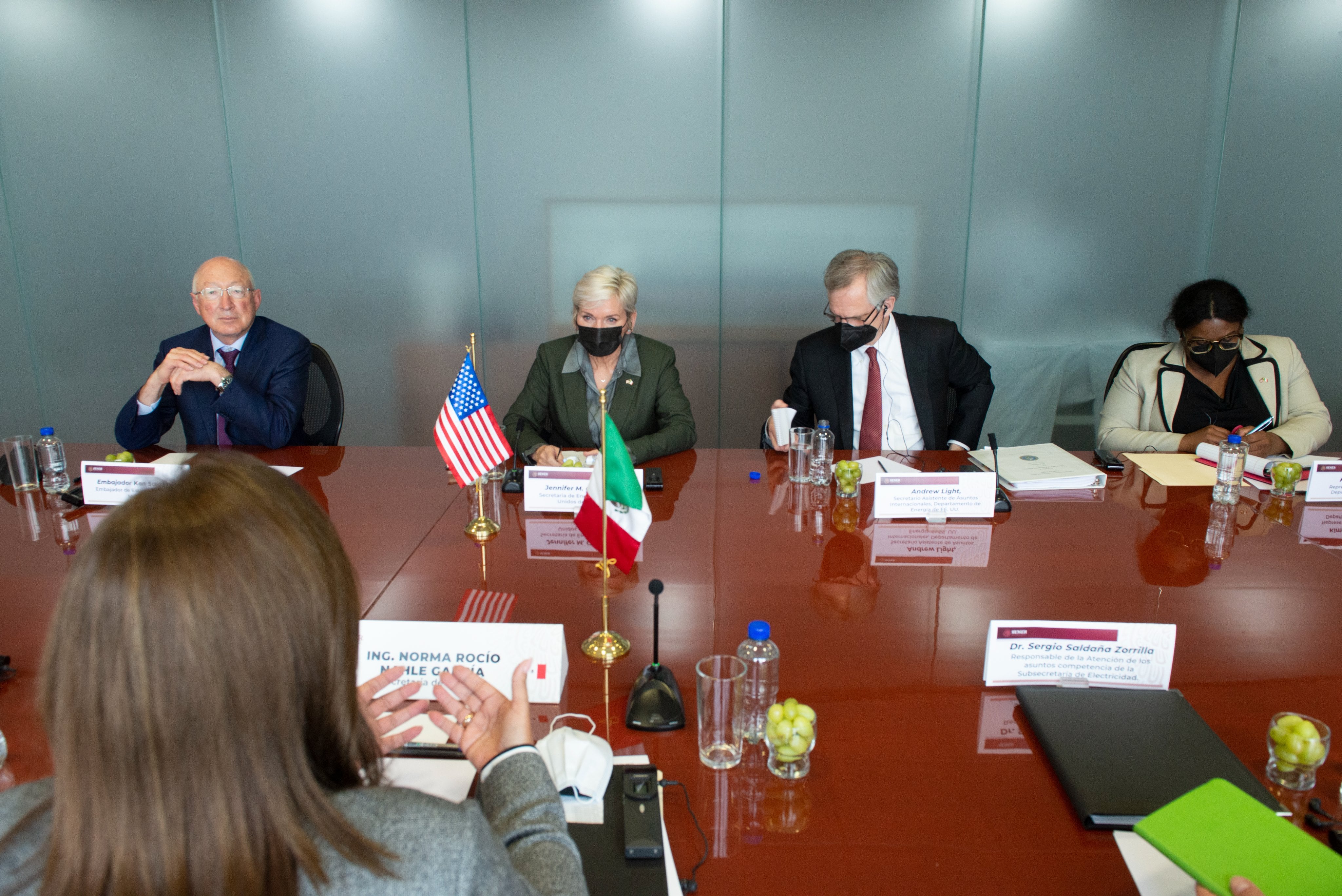 Visita de Jennifer Granholm, secretaria de Energía de EU, a México