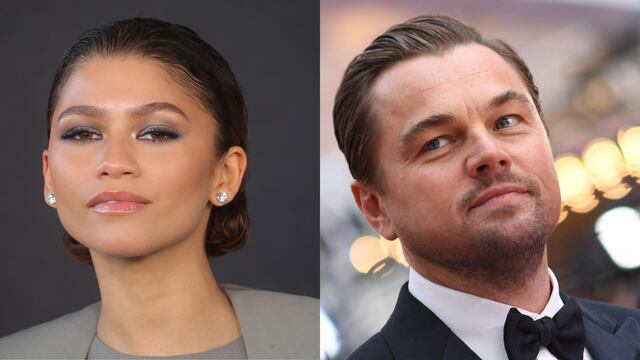 Zendaya y Leonardo DiCaprio.
