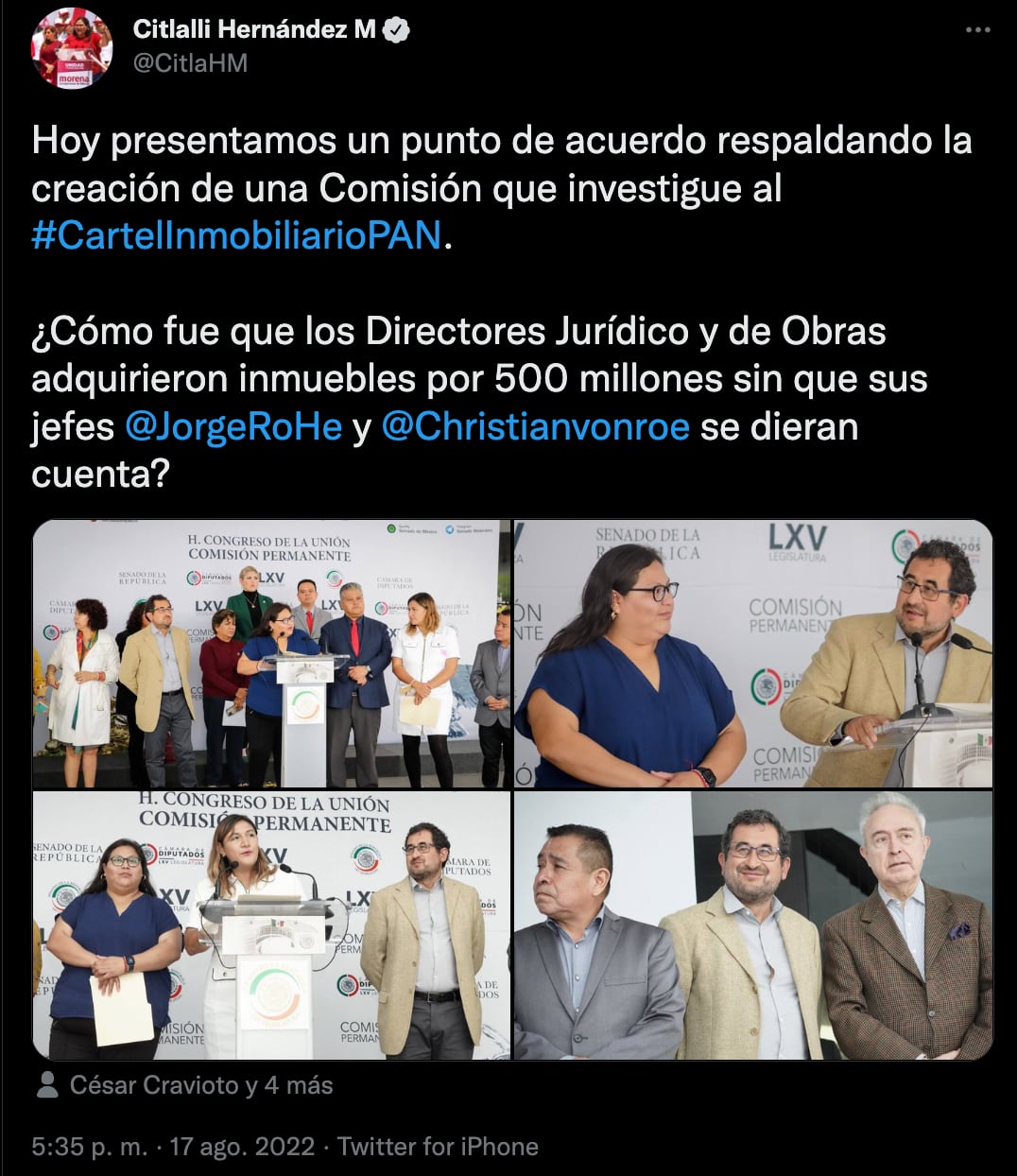 VIDEO: Morena acusa a Xóchitl Gálvez de pertenecer al cártel inmobiliario de la Benito Juárez y la panista se defiende con documentos