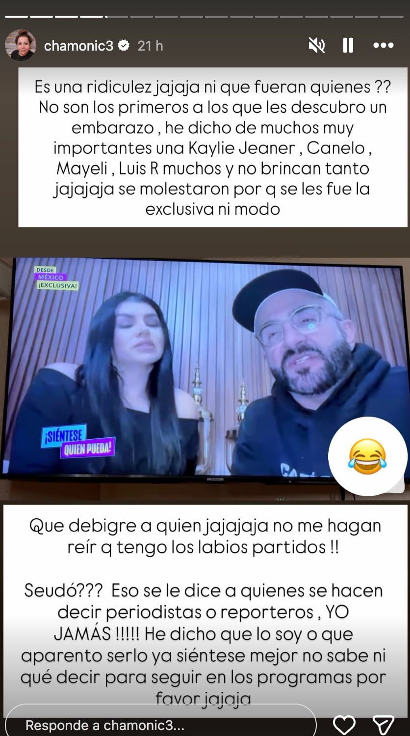 Chamonic arremete contra Mariana González y Vicente Fernández Jr.
