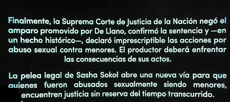 Mensaje que la serie de Timbiriche mostrará sobre el abuso de Luis de Llano a Sasha Sokol.