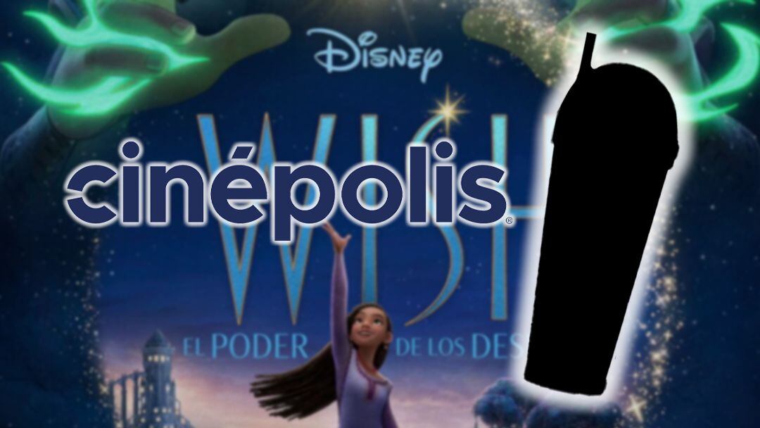 Vaso de Wish en Cinépolis