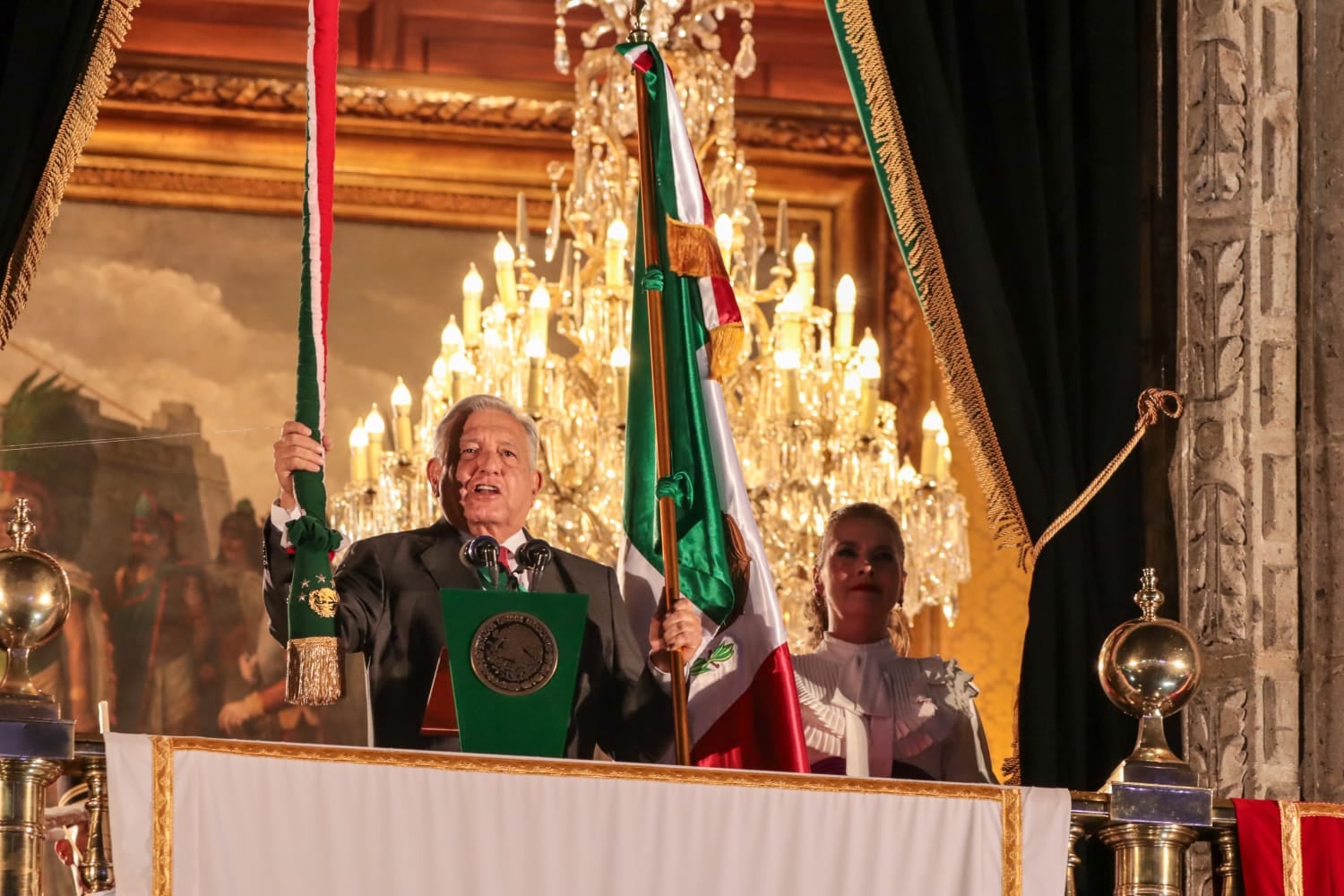 AMLO dio el Grito de Independencia 2023 en el Zócalo de la CDMX