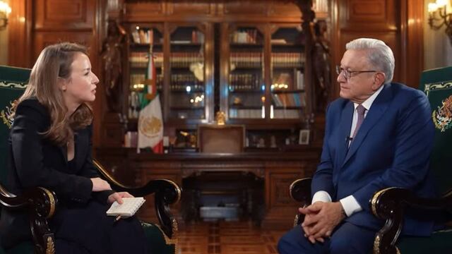 Entrevista de AMLO con Inna Afinogenova