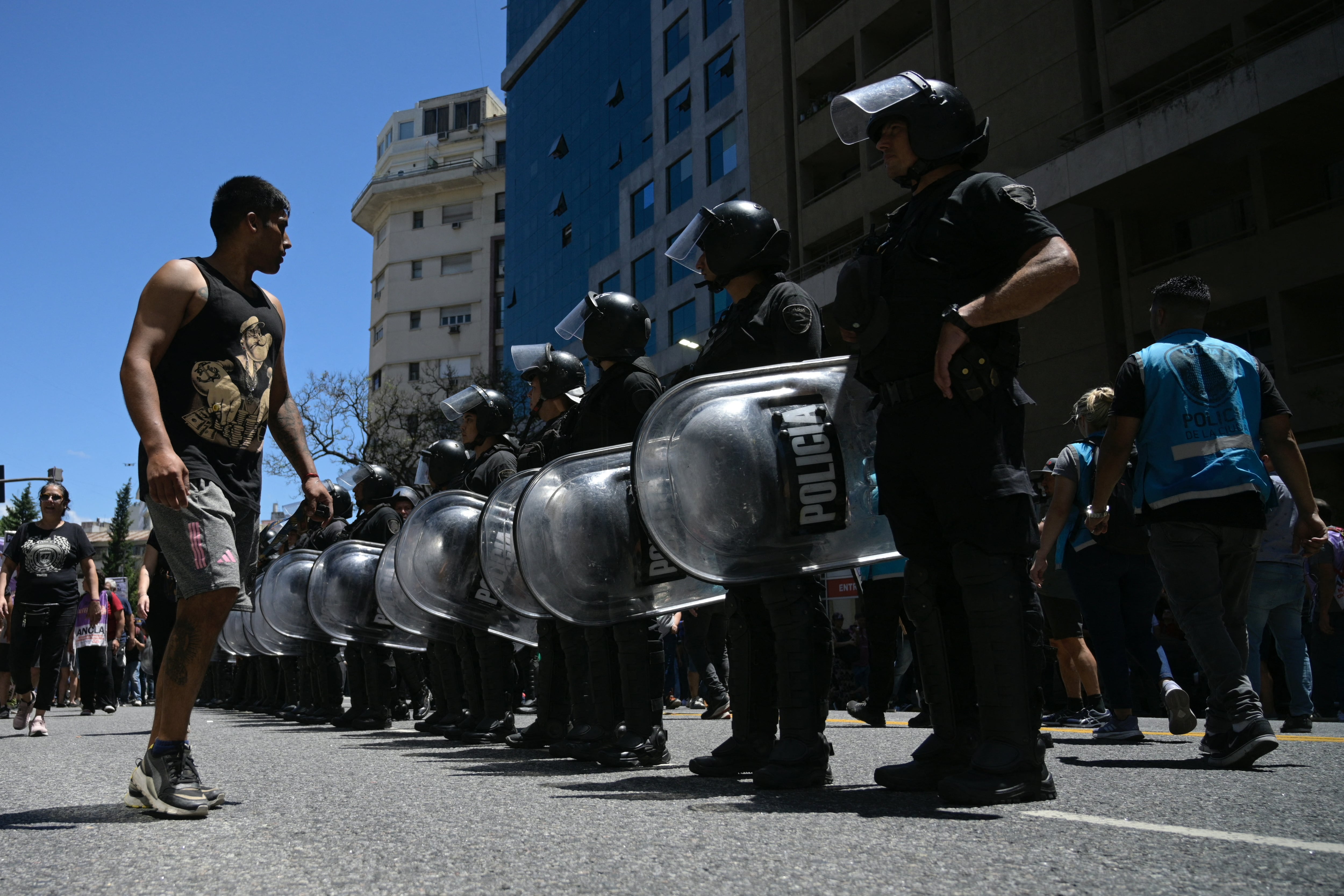 Manifestaciones en Argentina
