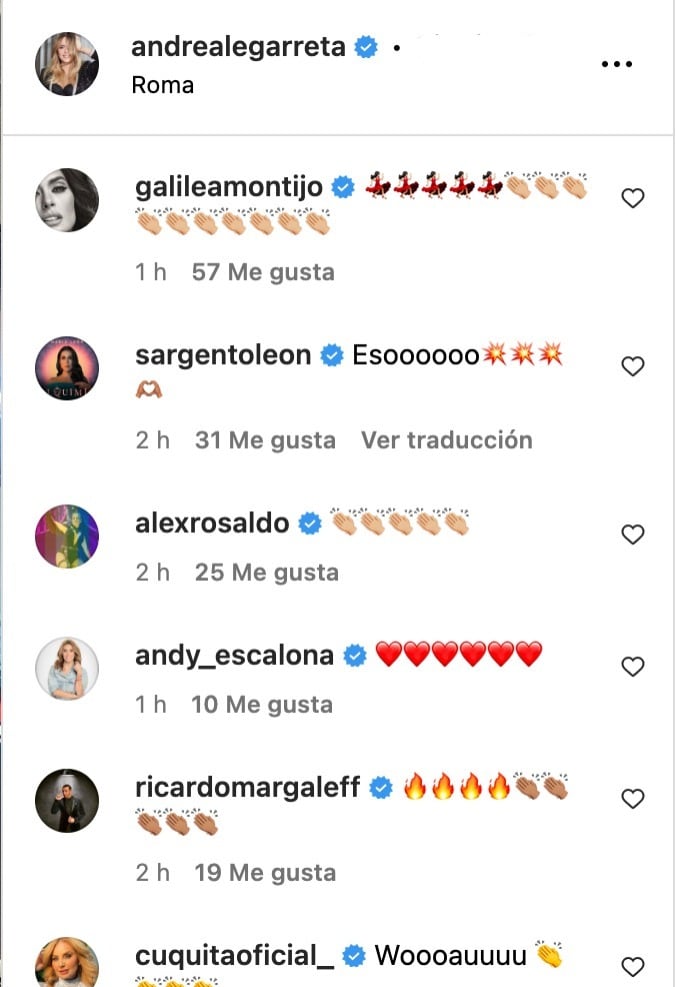 Comentarios hacia Andrea Legarreta por su foto con Tom Cruise