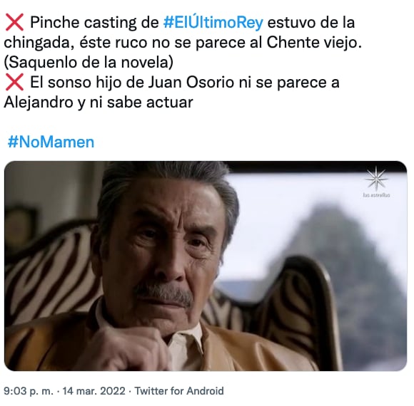 Meme sobre 'El último rey'