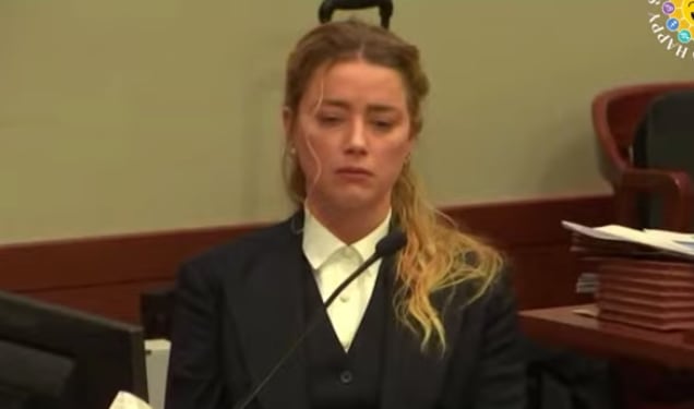 Amber Heard en el juicio