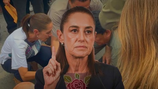 Sheinbaum auxilia a mujer desmayada durante evento en San Luis Potosí