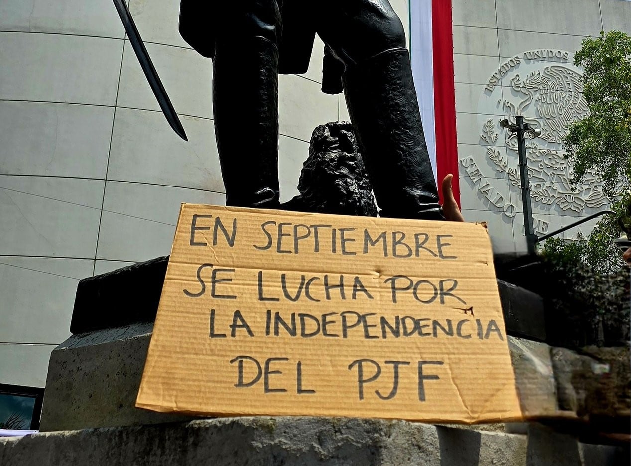 Marcha contra la reforma al Poder Judicial
