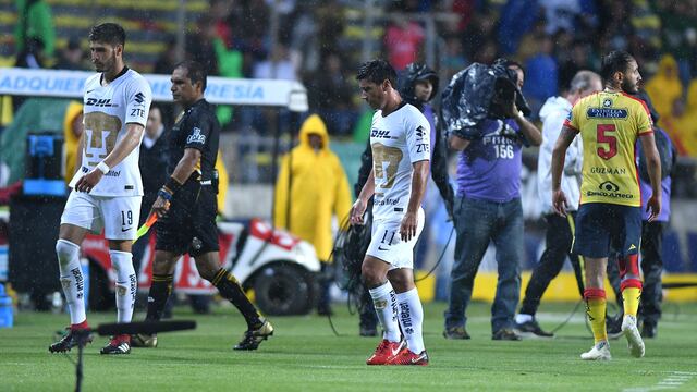Morelia vs Pumas se suspendió.