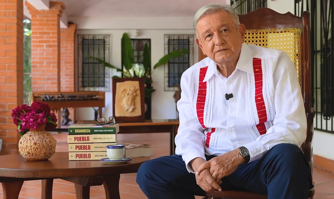 AMLO reaparece en YouTube con un mensaje desde Palenque