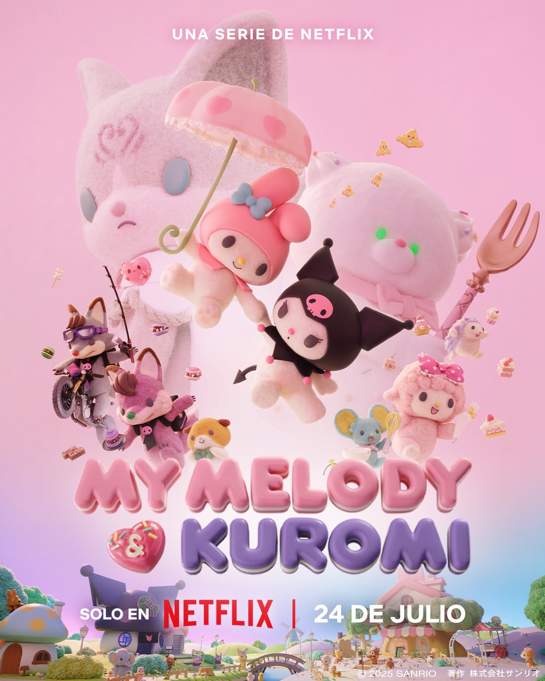 My Melody y Kuromi en Netflix