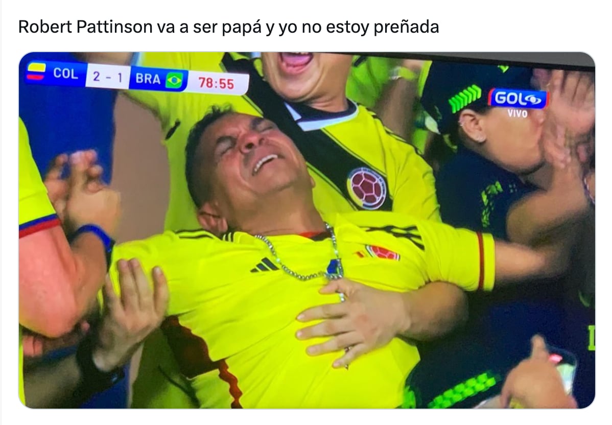 Meme por Suki Waterhouse confirmando su embarazo con Robert Pattinson
