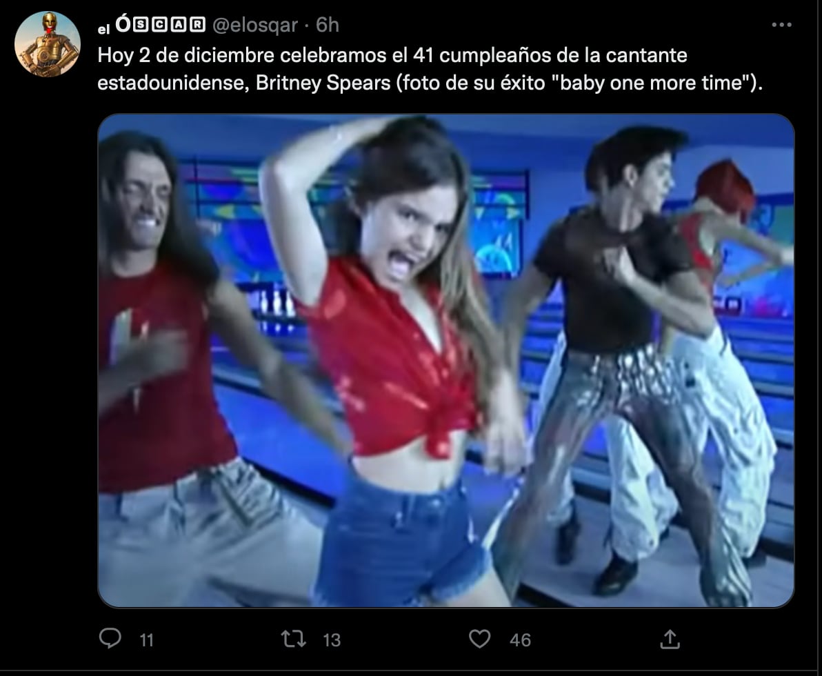 Britney Spears cumple 41 años de edad y fans la festejan con memes